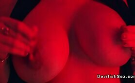 Goddess of the underworld big tits and anal fucked