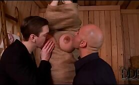 Bitch raped in the barn